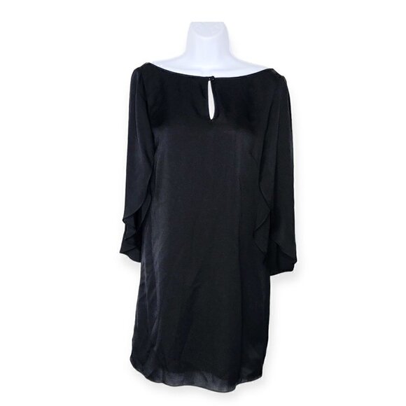New with tag,  Milly Papillion black silk blend‎ dress, size 10 - Picture 1 of 11